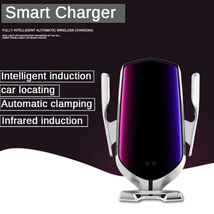Ricarica rapida wireless Qi 10 W con supporto telefono