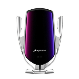 Produktbild: Charge rapide sans fil Qi 10 W avec support de téléphone automatique Charge rapide sans fil Qi 10W avec support de téléphone automatique pour voiture