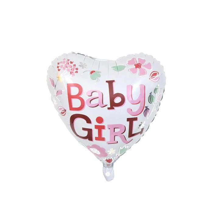 Palloncino Compleanno Cuore Bianco Bambina