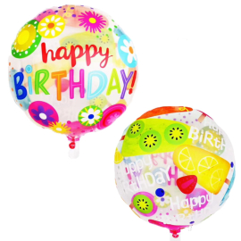 Bunter Happy Birthday Ballon