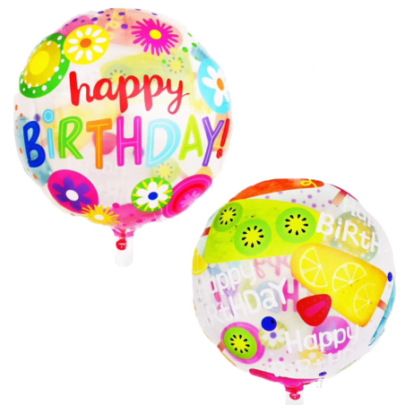 Bunter Happy Birthday Ballon