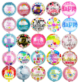 Produktbild: Lot de 2 ballons colorés Happy Birthday Ballon coloré joyeux anniversaire