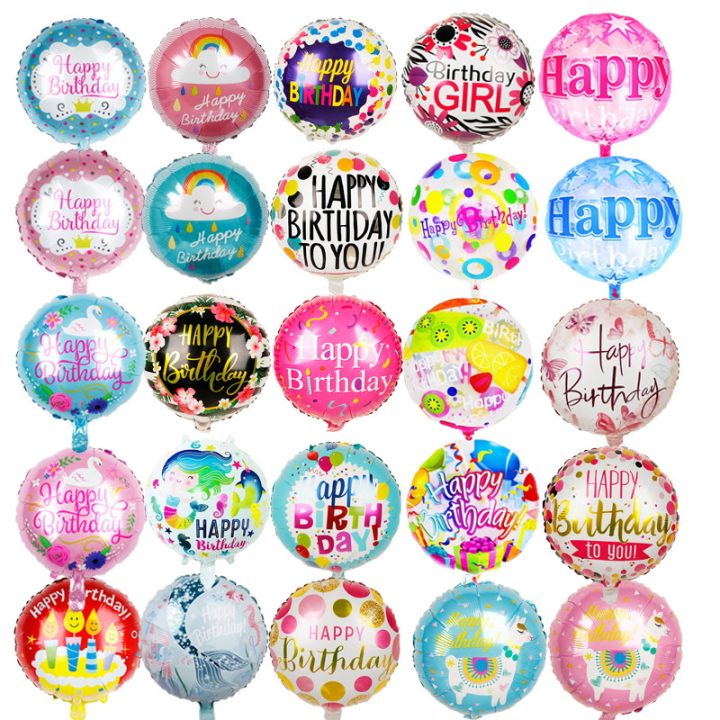 2 pcs. bunches Happy Birthday Balloon