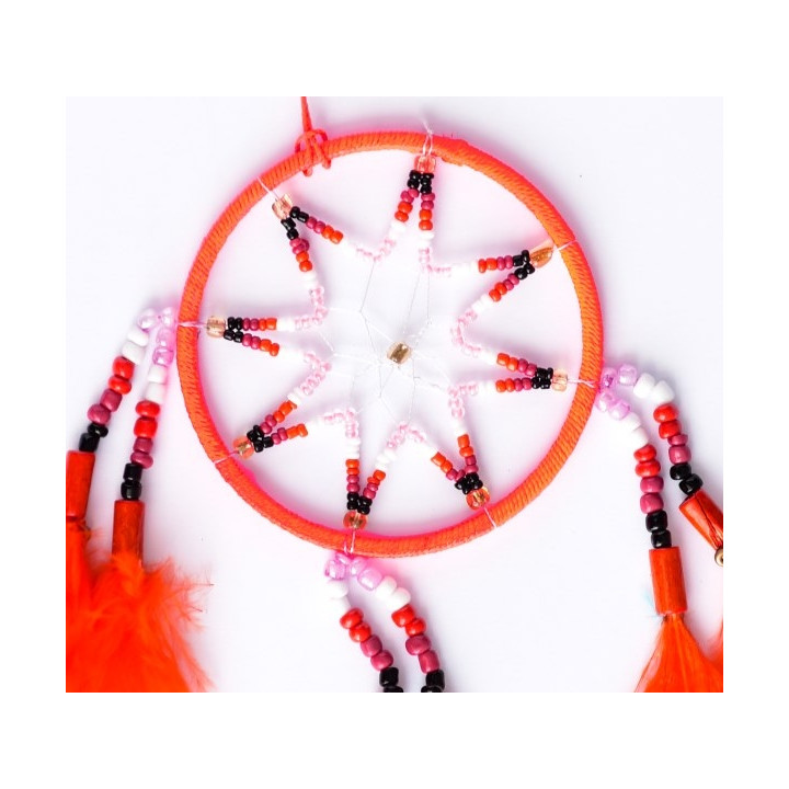 Attrape-rêves voiture orange Naranja avec motif étoiles - 2