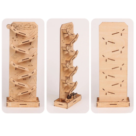 Produktbild: Puzzle parcours de billes / parcours de billes en bois Puzzle 3D Course à billes / Course à billes en bois