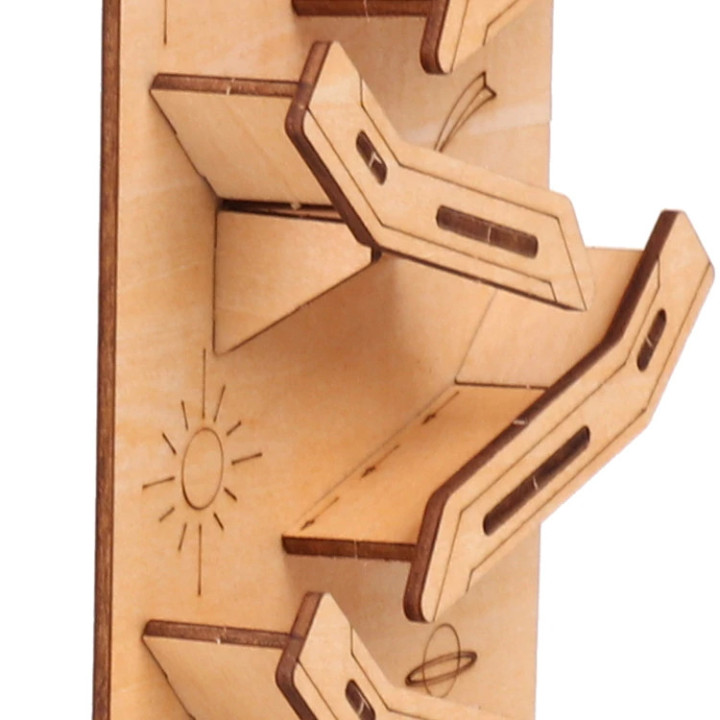 3D Puzzle Murmelbahn / Kugelbahn aus Holz