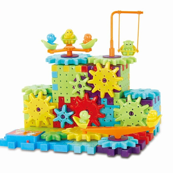 81-piece battery-operated 3D puzzle for children
