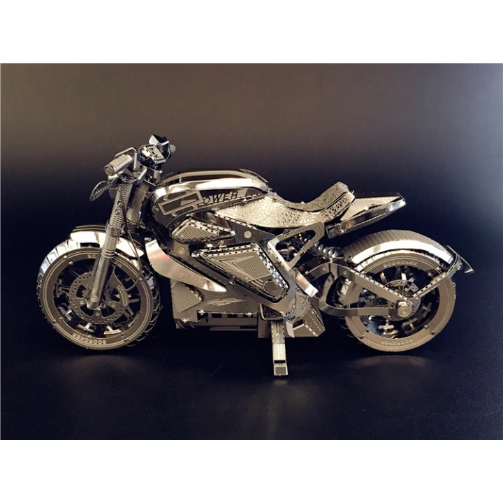 3D model kit Puzzle Motorcycle made of metal