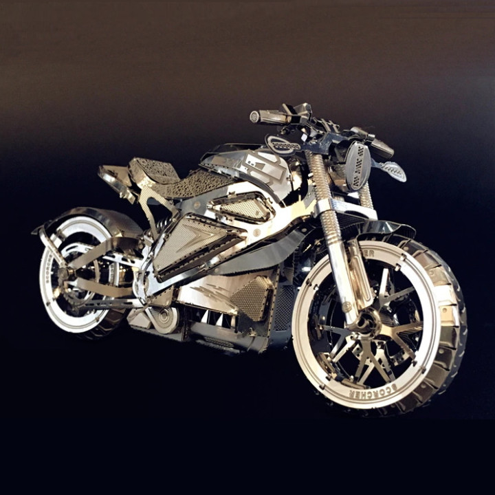 Kit modèle 3D puzzle moto en métal