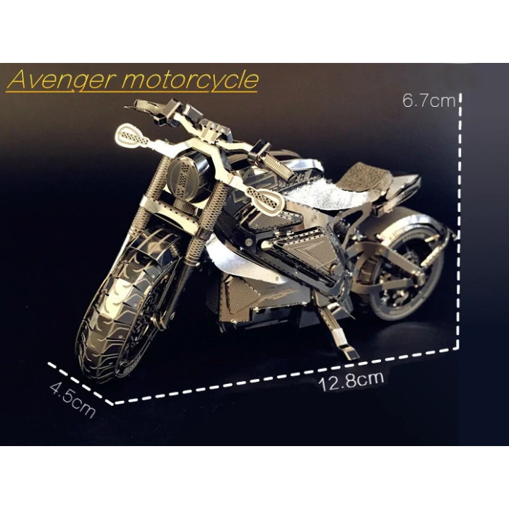 Kit modèle 3D puzzle moto en métal