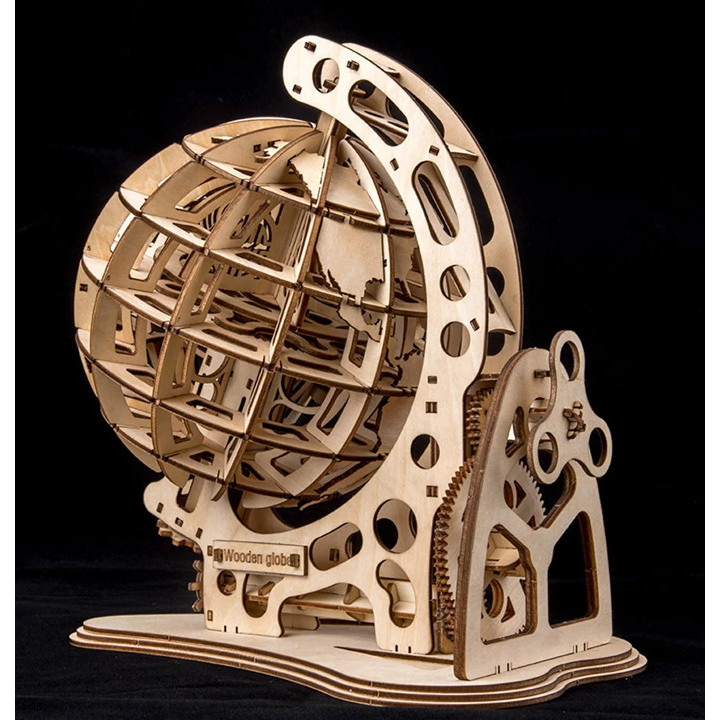 3D Puzzle drehbarer Globus mit 84 Teilen
