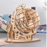 3D Puzzle Rotating Globe with 84 Pieces