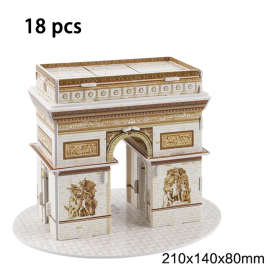 Produktbild: Puzzle 3D Arco di Trionfo 18 pezzi in cartone Puzzle 3D Arco di Trionfo 18 pezzi in cartone