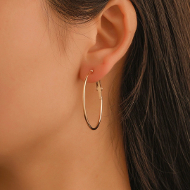 Produktbild: Boucle d'oreille sertie de 6 paires en or et argent Boucle d'oreille sertie de 6 paires en or et argent