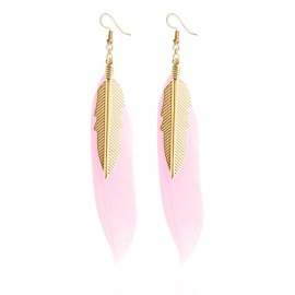 Produktbild: Boucle d'oreille plume Lica en 3 couleurs différentes Boucle d'oreille plume Alica en 3 couleurs différentes