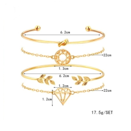 Produktbild: Set of 4 Ariella with two bangles and two bracelets Set of 4 Ariella with two bangles and two bracelets