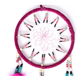 Produktbild: Bordeaux red medium-sized dream catcher Pina Bordeaux red medium-sized dream catcher Pina - 1