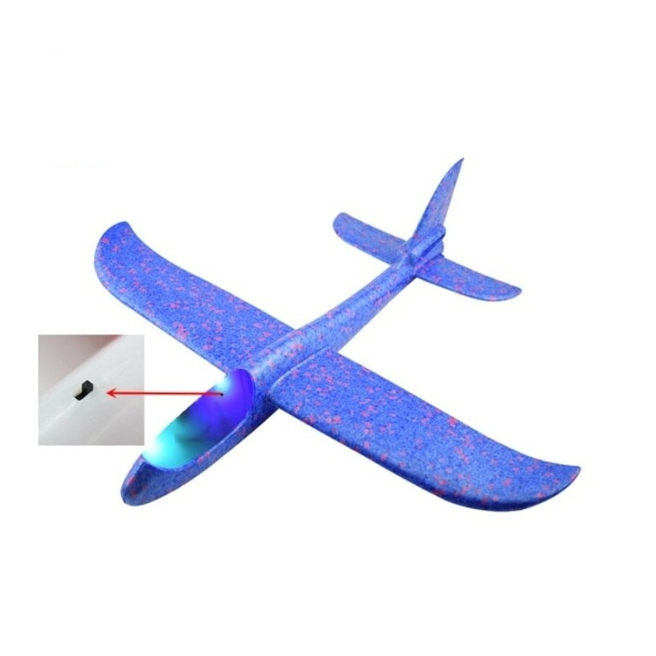 2-piece set – Kids glider planes – Throw gliders with LED