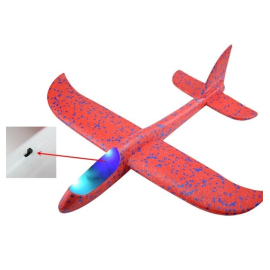 Produktbild: Set de 2 planeurs pour enfants – Avions à lancer avec LED Set de 2 planeurs pour...