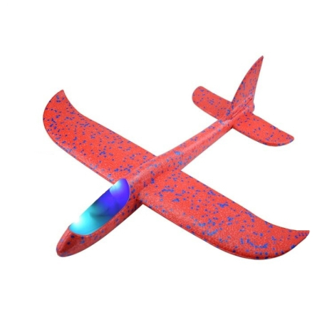 Grosses Kinder Segelflugzeug – Wurfgleiter mit LED