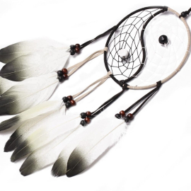 Produktbild: White Black Dream Catcher Yin Yang White Black Dream Catcher Yin Yang