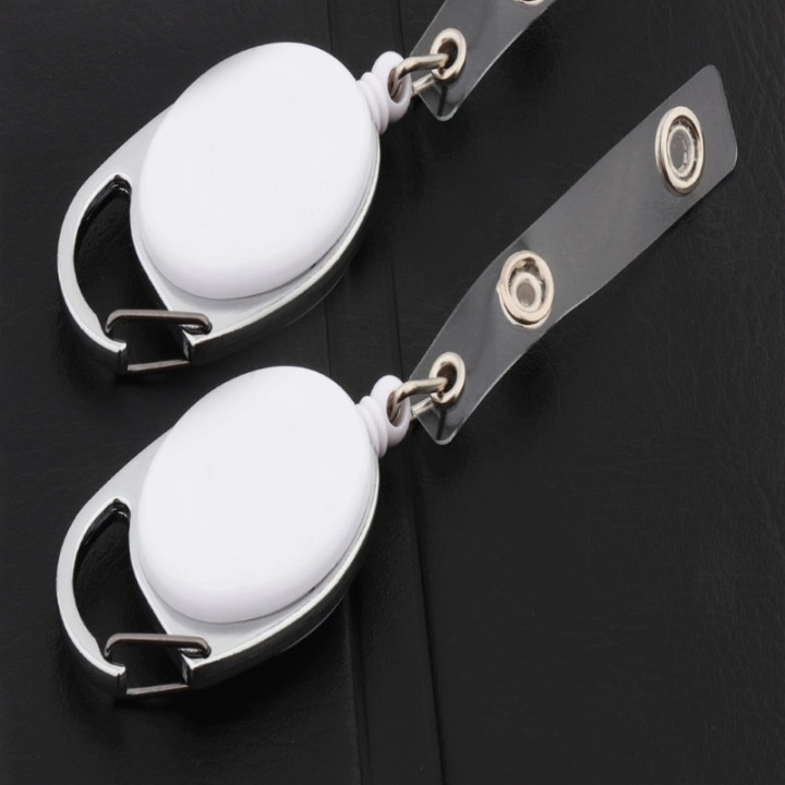 Lot de 2 avec porte-clés yo-yo extensibles, enrouleurs de clés