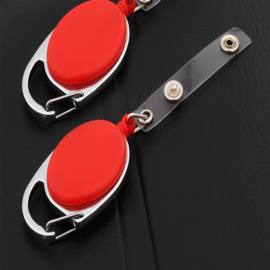 Produktbild: Lot de 2 avec porte-clés yo-yo extensibles, enrouleurs de clés Lot de 2 avec porte-clés...