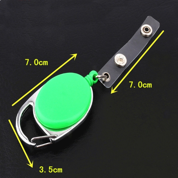 Lot de 2 avec porte-clés yo-yo extensibles, enrouleurs de clés