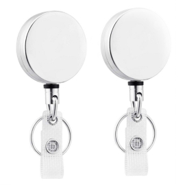 Produktbild: Lot de 2 argentés avec porte-clés yo-yo extensibles Lot de 2 argentés avec porte-clés yo-yo extensibles