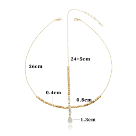 Produktbild: Kopfschmuck-Kette Siella mit Seadrop Anhänger Kopfschmuck-Kette Siela mit Seadrop Anhänger