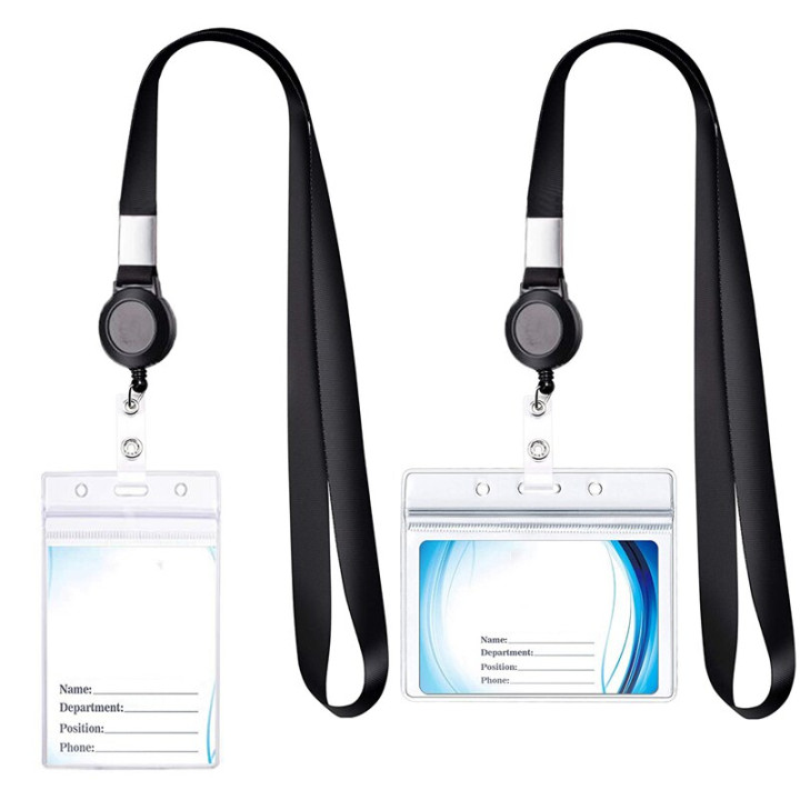 3er Set ausziehbare Jojo Schlüsselbänder Lanyards für Ausweise