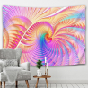 Colorful Artistic Psychedelic Tapestry - Wall Hanging