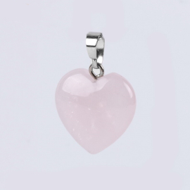 Produktbild: Beautiful rose quartz heart pendant Beautiful rose quartz heart...
