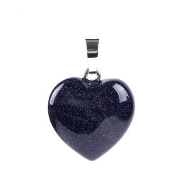 Produktbild: Beautiful Blue Sand Heart Pendant Beautiful Blue Sand Heart Pendant