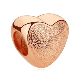Produktbild: rose gold charm heart pendant rose gold charm heart pendant