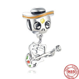 Produktbild: 925 Skeleton Charm Pendant with Guitar 925 Skeleton Charm Pendant with Guitar