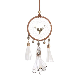 Produktbild: Small brown car dream catcher Rudolfo with deer head Small brown car dream...