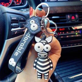 Produktbild: Funny Elephant, Giraffe and Zebra Keychains Funny Elephant, Giraffe and Zebra Keychains