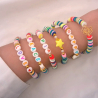 Set di 6 bracciali Sia with Girly Surfer con perline colorate