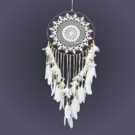 Produktbild: Large brown and white XXL dream catcher Bella Large brown and white XXL...