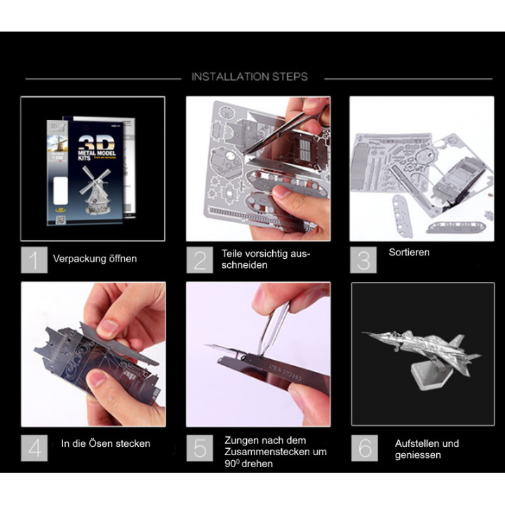Kit de maquette de camion en métal modèle 3D