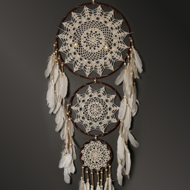 Produktbild: Large XXL Dream Catcher Elina with 3 Rings XXL Dream Catcher Elina with 3 Rings