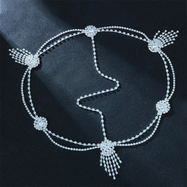 Produktbild: Edler Kopfschmuck Bella mit Kristall-Anhänger Edler Kopfschmuck Bella mit Kristall-Anhänger