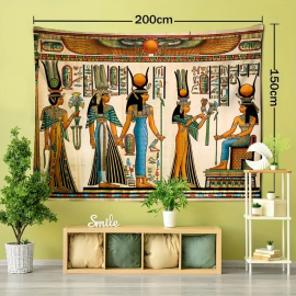Produktbild: Egyptian XXL tapestry with hieroglyphs Egyptian XXL tapestry with hieroglyphs