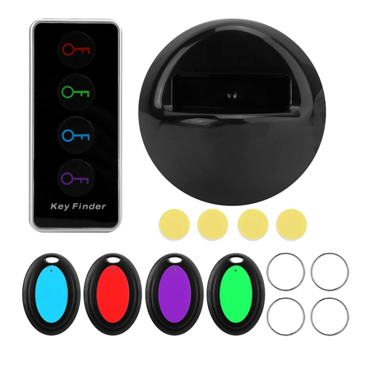 wireless key finder station with 4 receivers