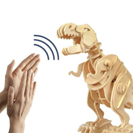 Produktbild: Puzzle 3D en bois ROBOTIME Walking T-Rex avec Puzzle 3D en bois ROBOTIME Walking T-Rex avec