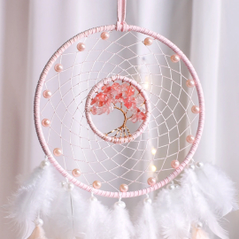 Produktbild: Pink Children's Dream Catcher Balina with Tree of Life Pink Children's Dream Catcher Balina with Tree of Life