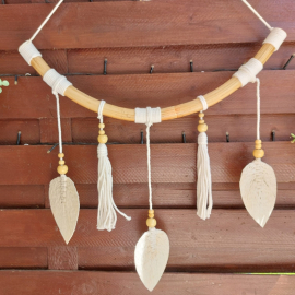 Produktbild: Belle décoration suspendue en rotin avec plumes Belle décoration suspendue en rotin avec plumes