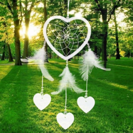 White Heart Dreamcatcher Bellezza - 1