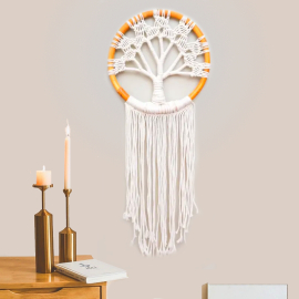 Produktbild: Beige XXL Tree of Life Dream Catcher Arbore made of Rattan Beige XXL Tree of Life Dream Catcher Arbore made of Rattan